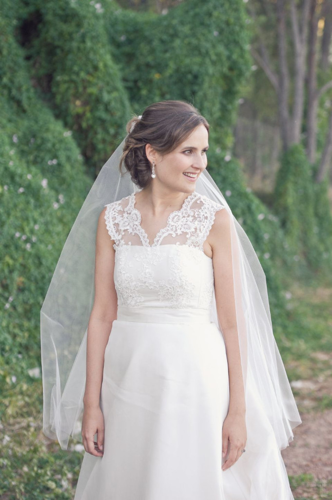 Johanna's Lace and Silk Organza Gown