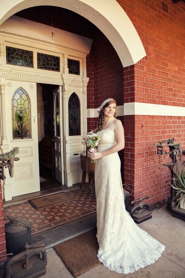 Kylee's Vintage Inspired Lace and Silk Gown