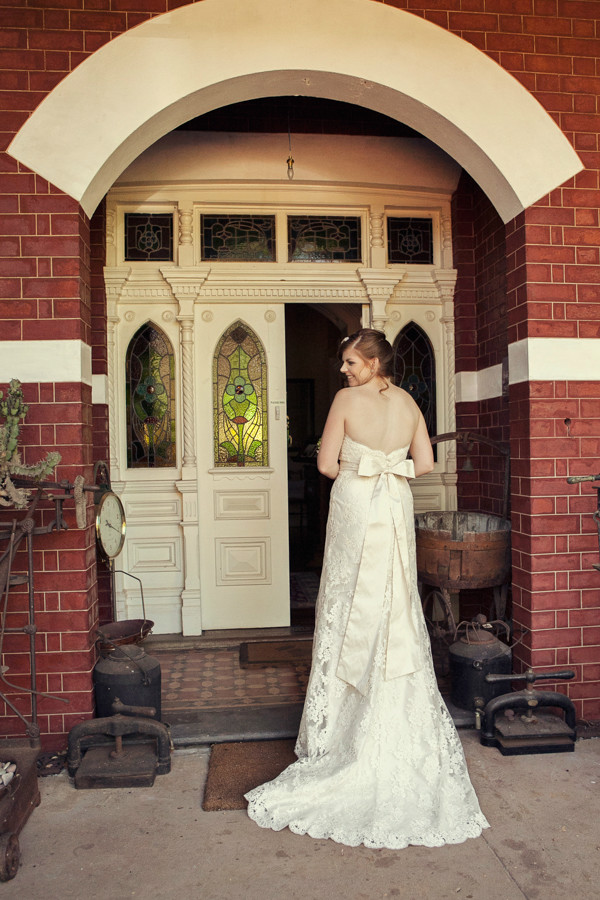 Kylee's Vintage Inspired Lace and Silk Gown