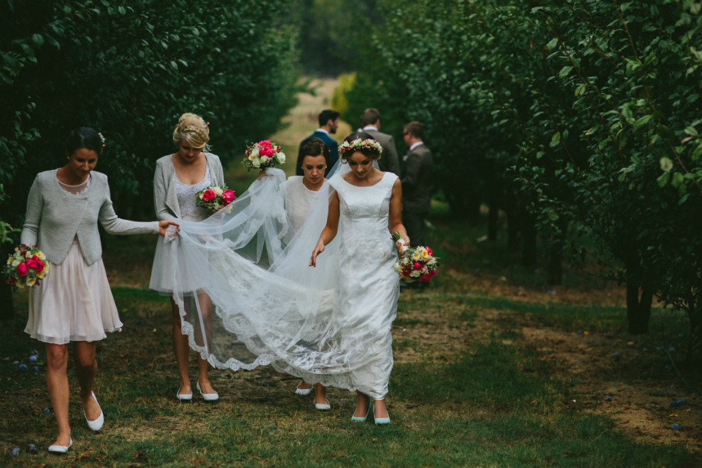 Hannah's Soft Lace Wedding Gown
