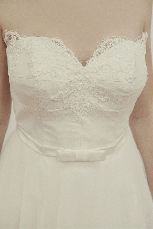 Madeline Lace and Tulle Wedding Gown