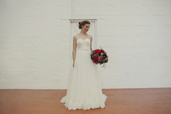 Madeline Lace and Tulle Wedding Gown