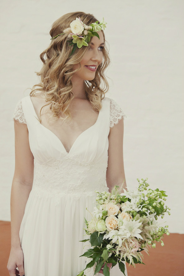 Soraya Silk Georgette Wedding Gown