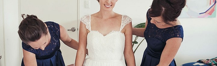 Laura’s Lace and Silk Wedding Dress