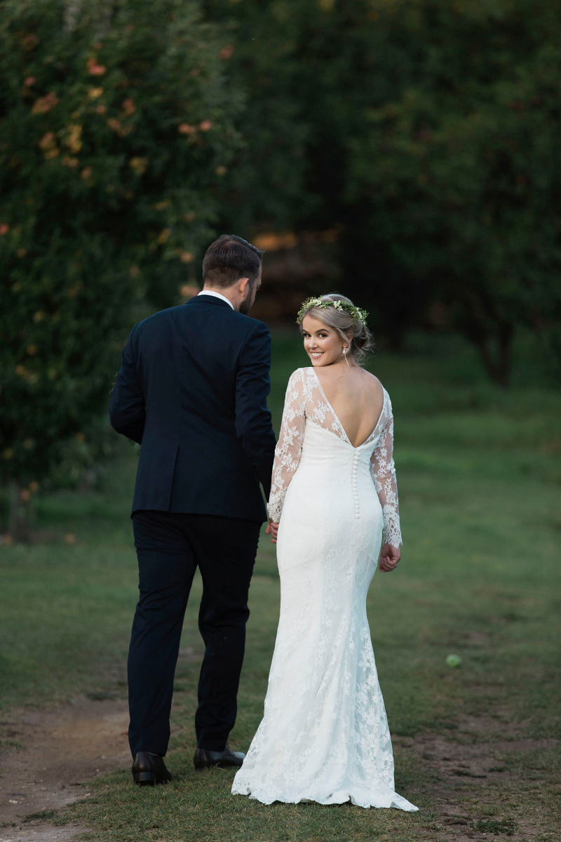Elvi Design Wedding Dress with Sleeves Perth636