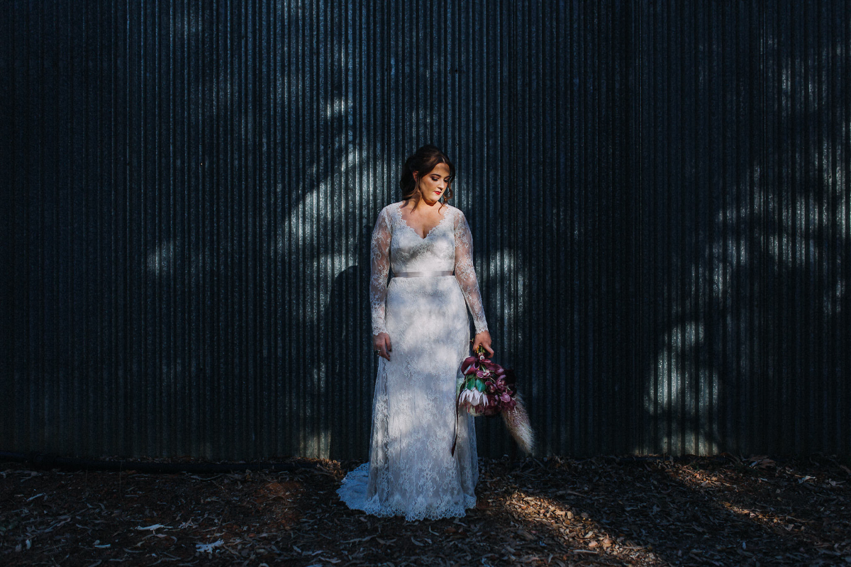 Elvi Design Long Sleeve Wedding Dress Perth-200