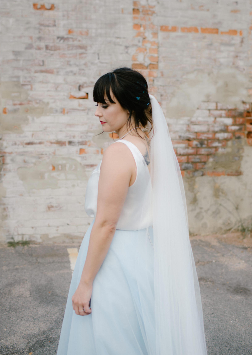 Elvi Design Blue Wedding Dress-447