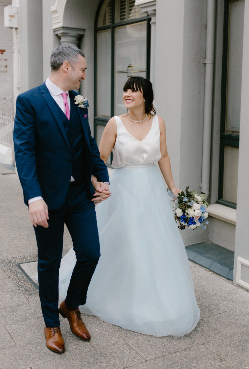 Elvi Design Blue Wedding Dress-554