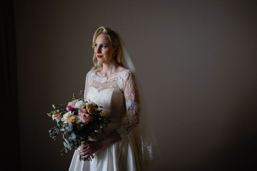 French Lace Wedding Gown Perth